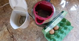 Eier kochen im Wasserkocher